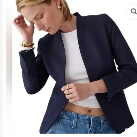 J. Crew Jackets & Blazers - J CREW Going Out Stretch Twill Blazer In Navy | 8